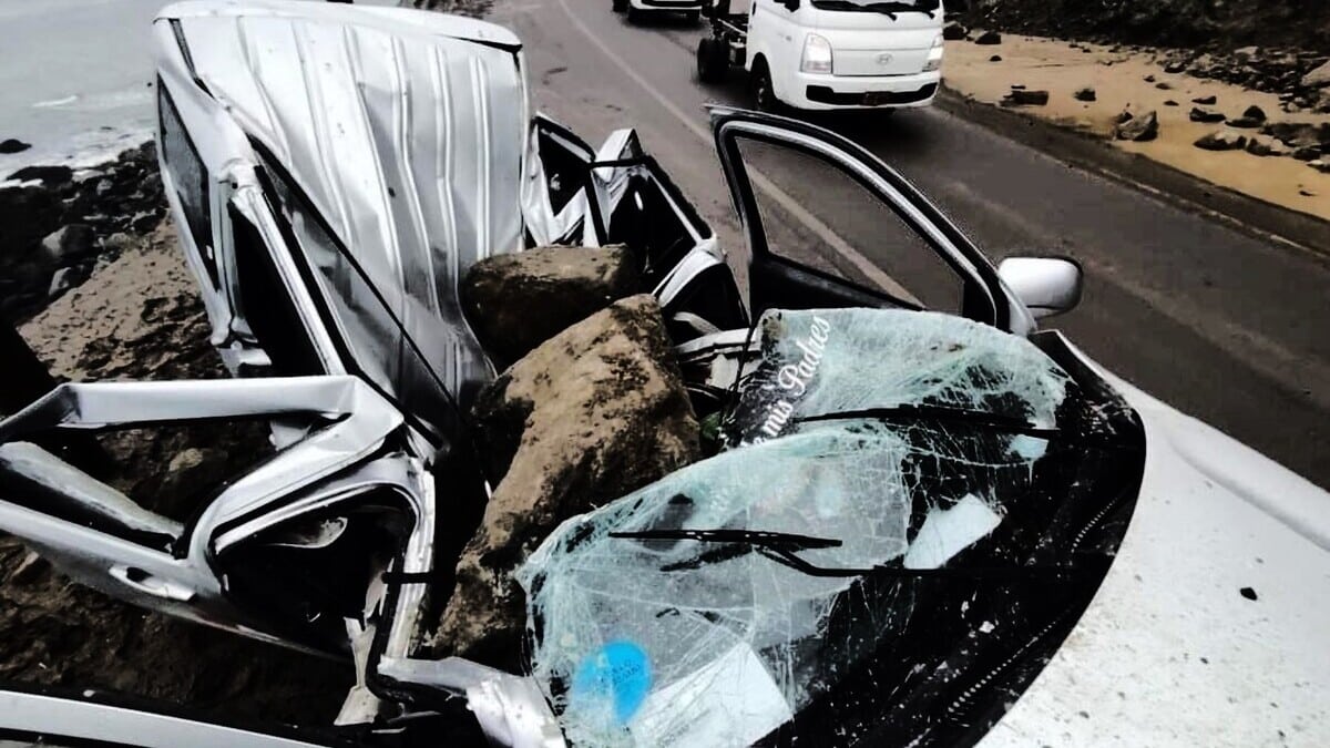 Arequipa: 3 fallecidos y cierre de tramos en Panamericana Sur por deslizamientos de rocas en Caravelí