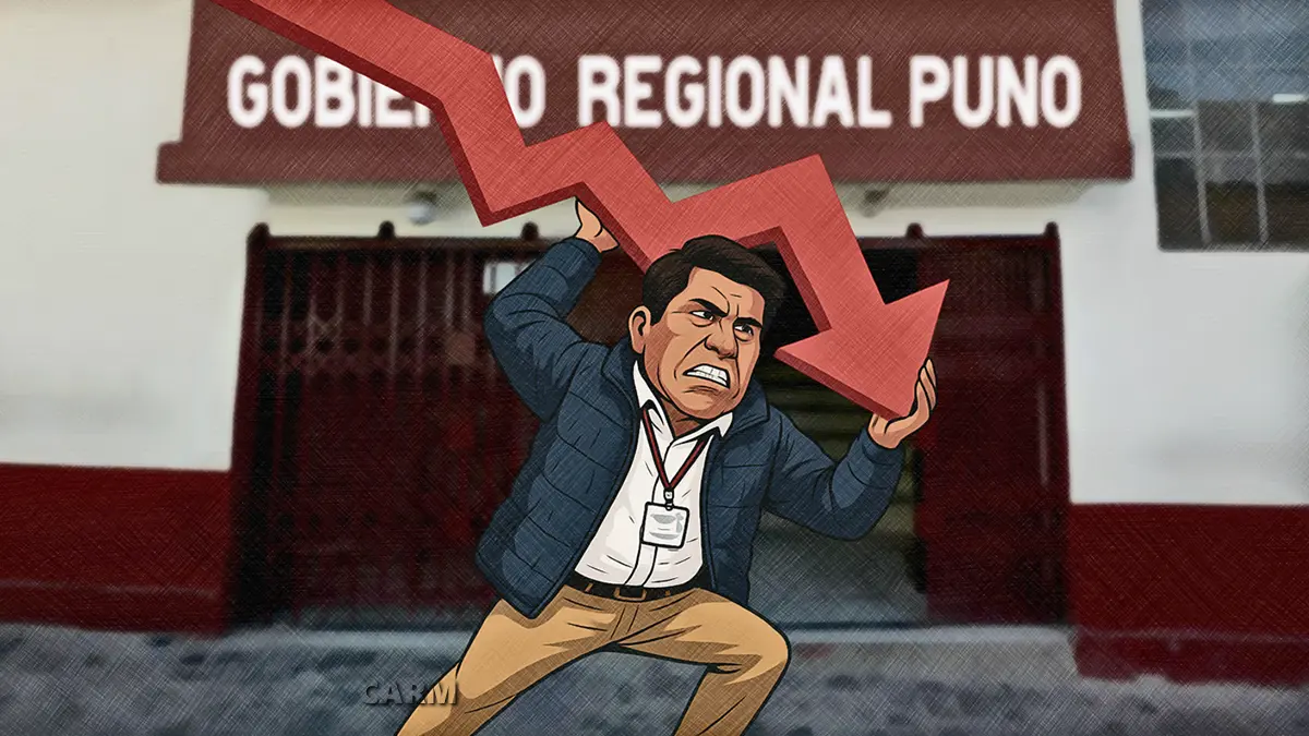 Puno: gestión de Richard Hancco muestra caída en gasto real del 2024 y cifras oficiales no coinciden