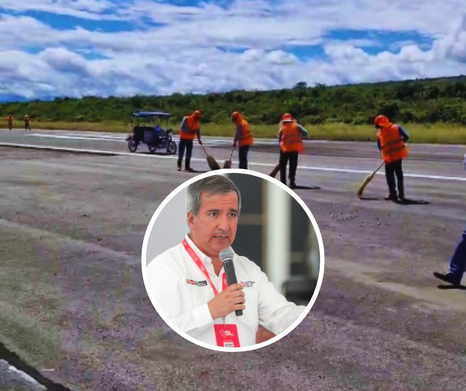 Incertidumbre por obras en Aeropuerto de Jaén: Ministro anuncia que terminarán a fin de mes, pero avance no llega al 25%