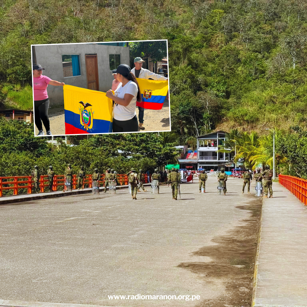 Pobladores de la frontera Perú-Ecuador realizan marcha para exigir reapertura del puerto internacional de La Balsa