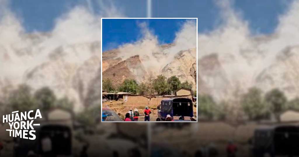 IGP: Cerro Pucaá sigue inestable; réplicas y lluvias seguirán causando derrumbes con nubes de polvo