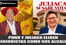 Juliaca y Puno eligen a periodistas como sus alcaldes